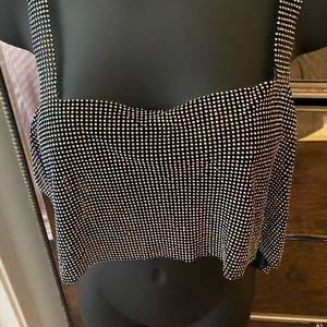 Black irredentist black chain top size med